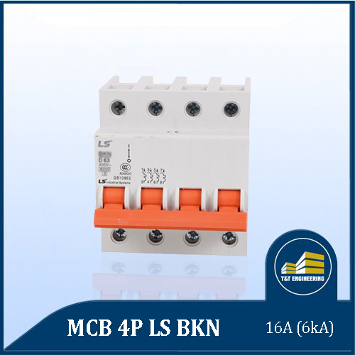 MCB-4P-LS-BKN-4P-16A-6kA