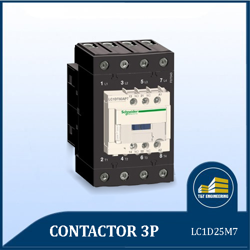Contactor-3P-25A-220V-LC1D25M7