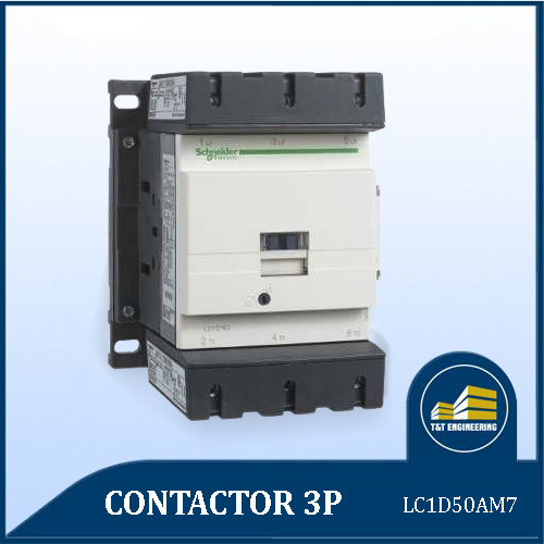 Contactor-3P-50A-220Vac-LC1D50AM7