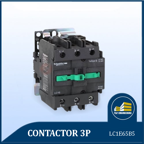 Contactor-3P-65A-30Kw-24Vac-LC1E65B5