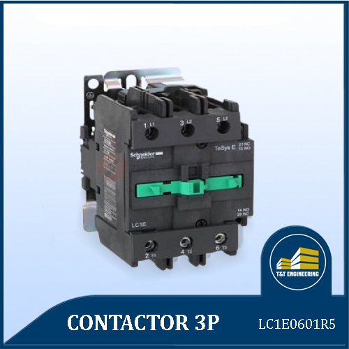 Contactor-3P-6A-1Nc-2,2Kw-440Vac-LC1E0601R5