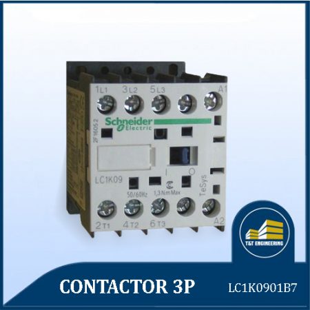 Contactor-3P-9A-24V-1Nc-LC1K0901B7