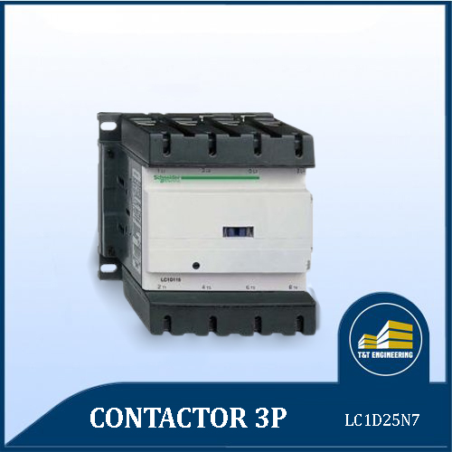 Contactor-3p-25A-415Vac-LC1D25N7