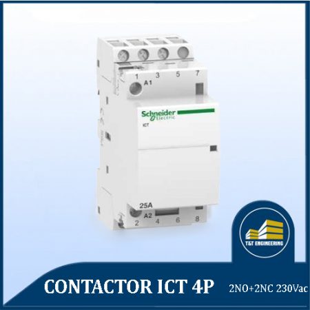 Contactor-ICT-4P-2NO+2NC-230Vac